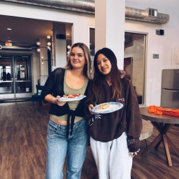 friends posing for a picture